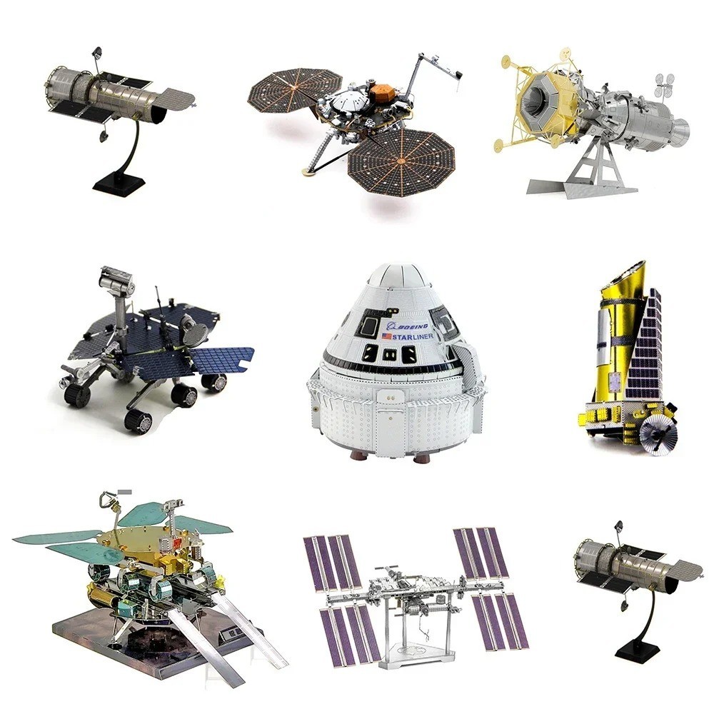 3D Puzzle - Space Exploration Models Hubble Mars Rover - Fun Educational Toy
