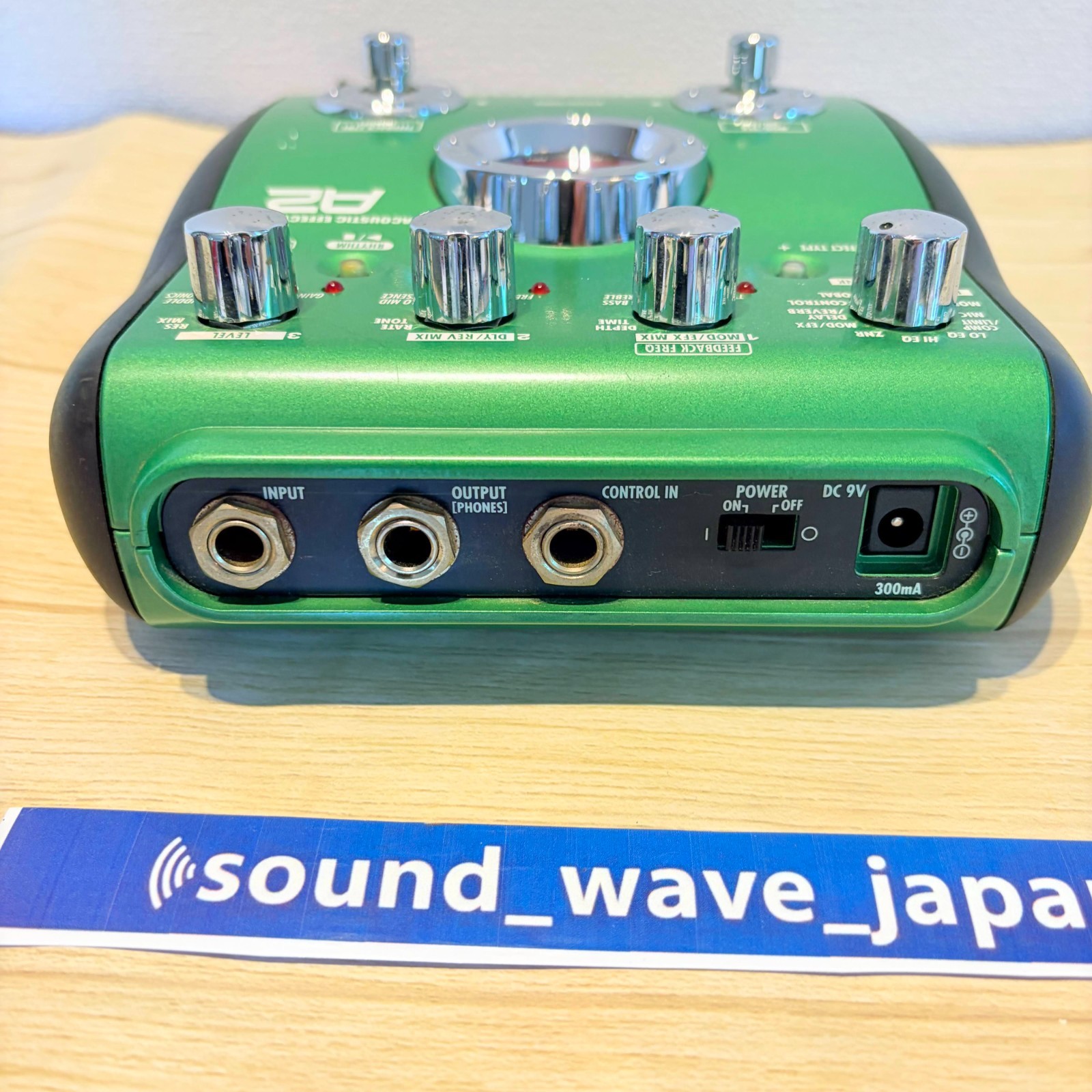ZOOM A2 Acoustic Guitar Multi-Effects Pedal Processor Japan Tested excellent+++