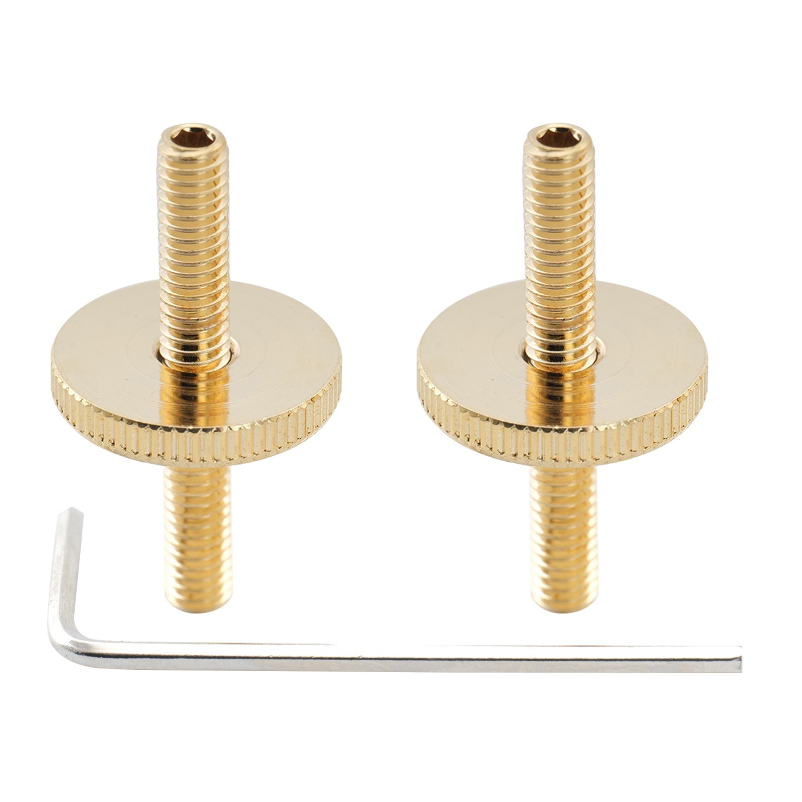 Musiclily Pro 2Pcs Gold M4 ABR-1 Tune-o-matic Bridge Stud For Epiphone LP Guitar