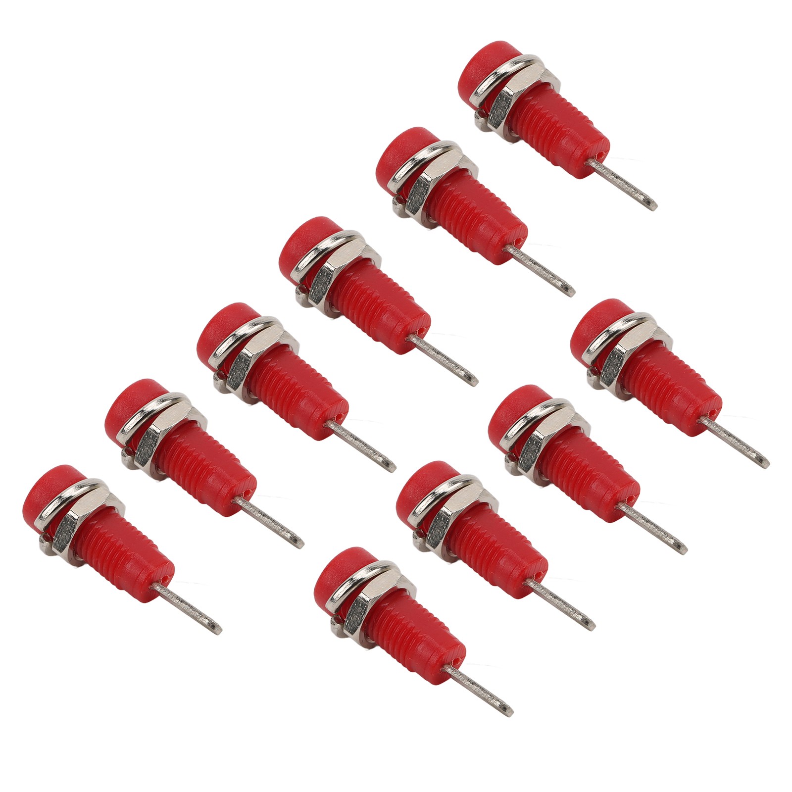 10Pcs 2mm Banana Jack Panel Socket High Transmission For Electronic Instrument