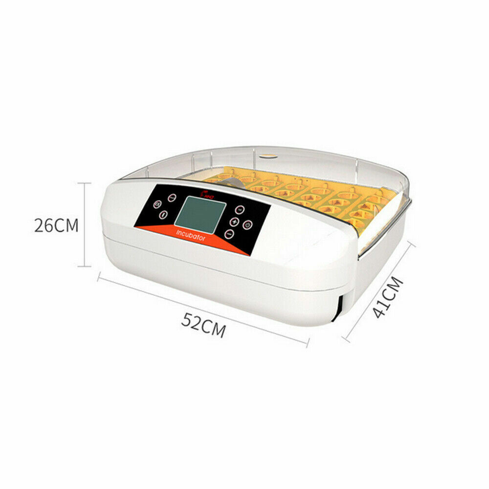 Automatic 41 Egg Incubator Digital Led Auto Turning Chicken Egg Poultry 220V 80W