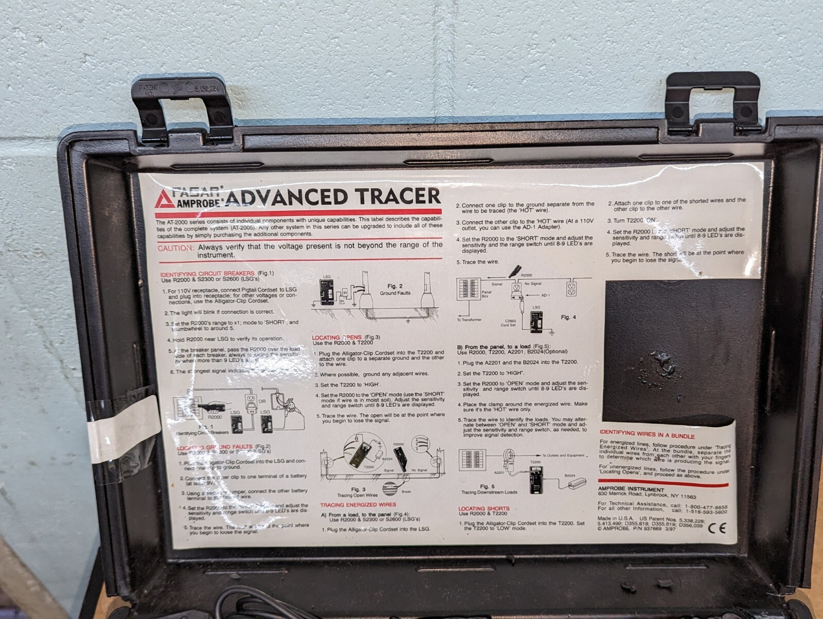 Amprobe advanced tracer kit model At-2001-2004