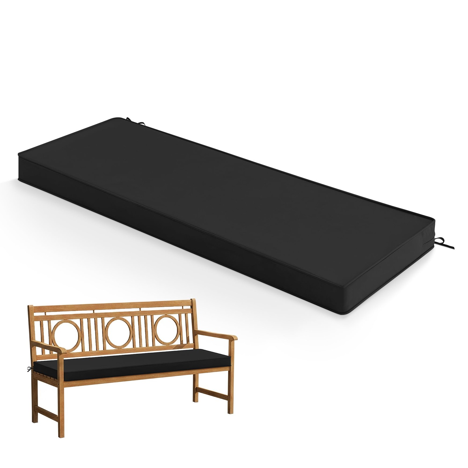 Summsun Outdoor Bench Cushion Waterproof and Fade Resistant Patio Furniture C...
