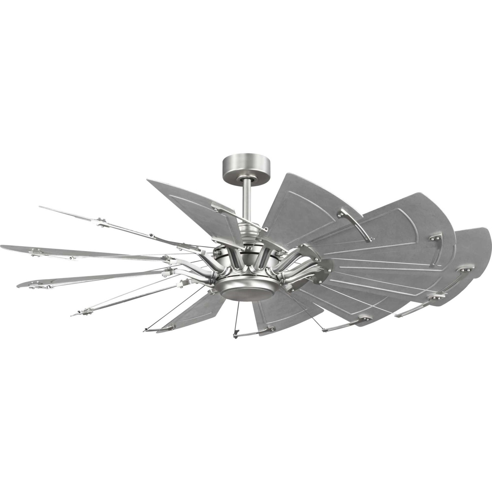 Progress Lighting P250098 Springer II 60" 12 Blade Indoor Ceiling - Nickel
