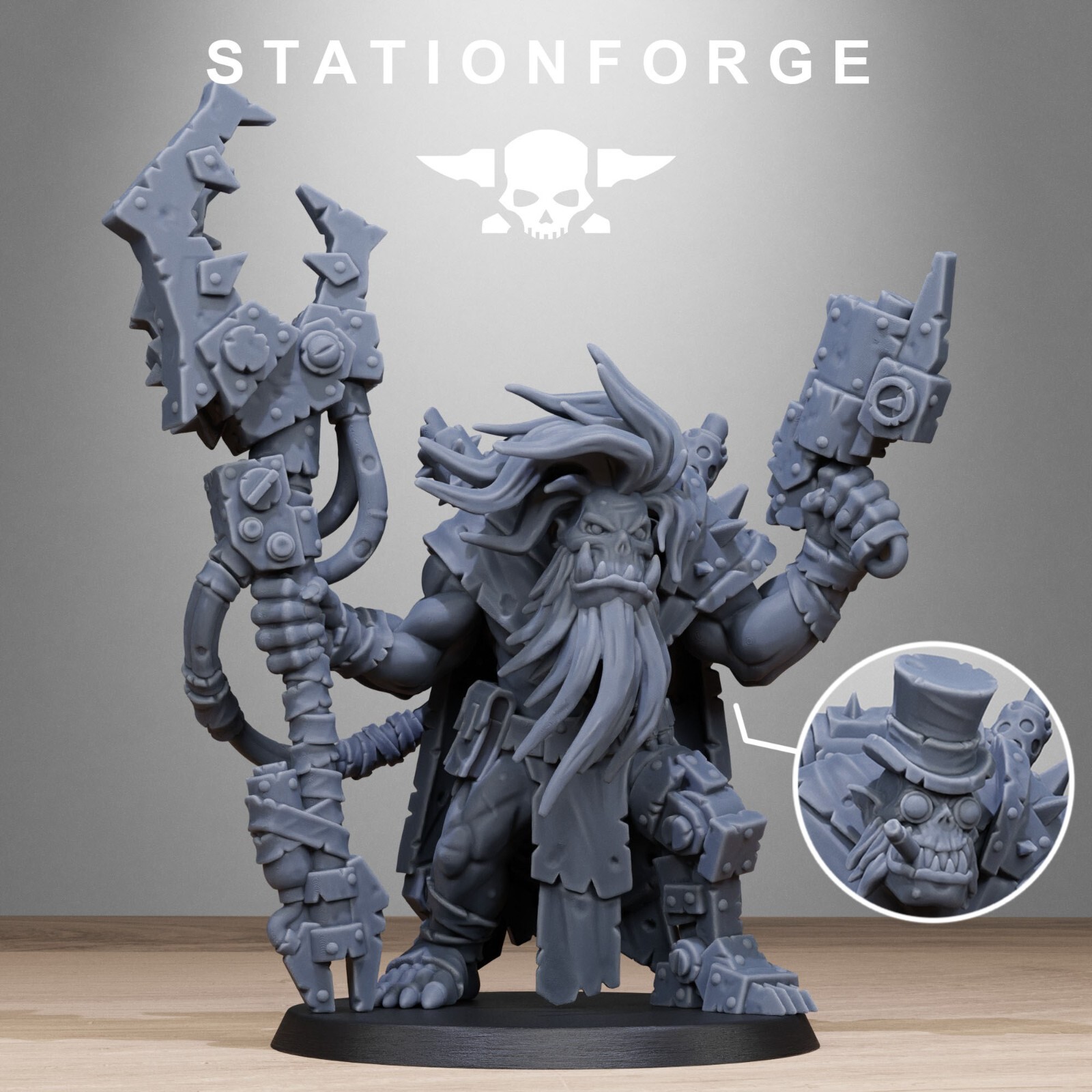 Orkaz Madman Boss, Brainboy, Stationforge