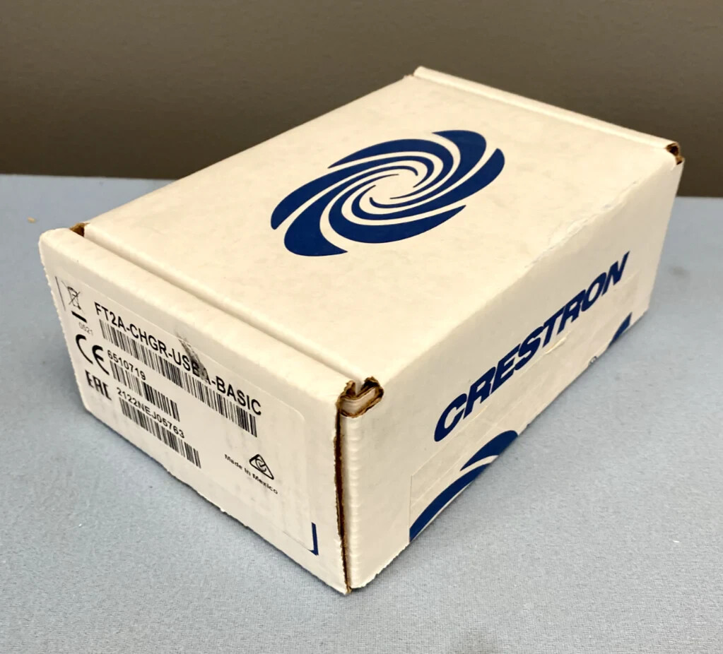Crestron 6510719 FT2A-CHGR-USBA-BASIC USB Charging Module for FT2 FlipTop - Dual