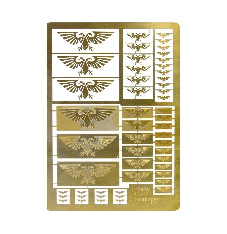 Medium Imperial Eagles E-07 Etched Brass Upgrade Parts