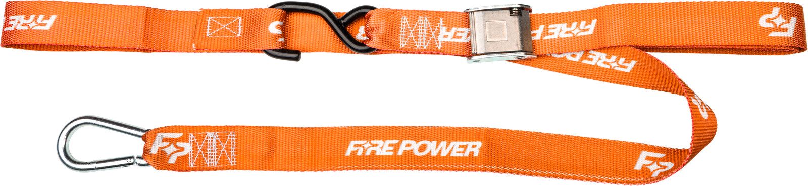 Fits 1.5" Tie Down Soft Tie Orange 2/Pk