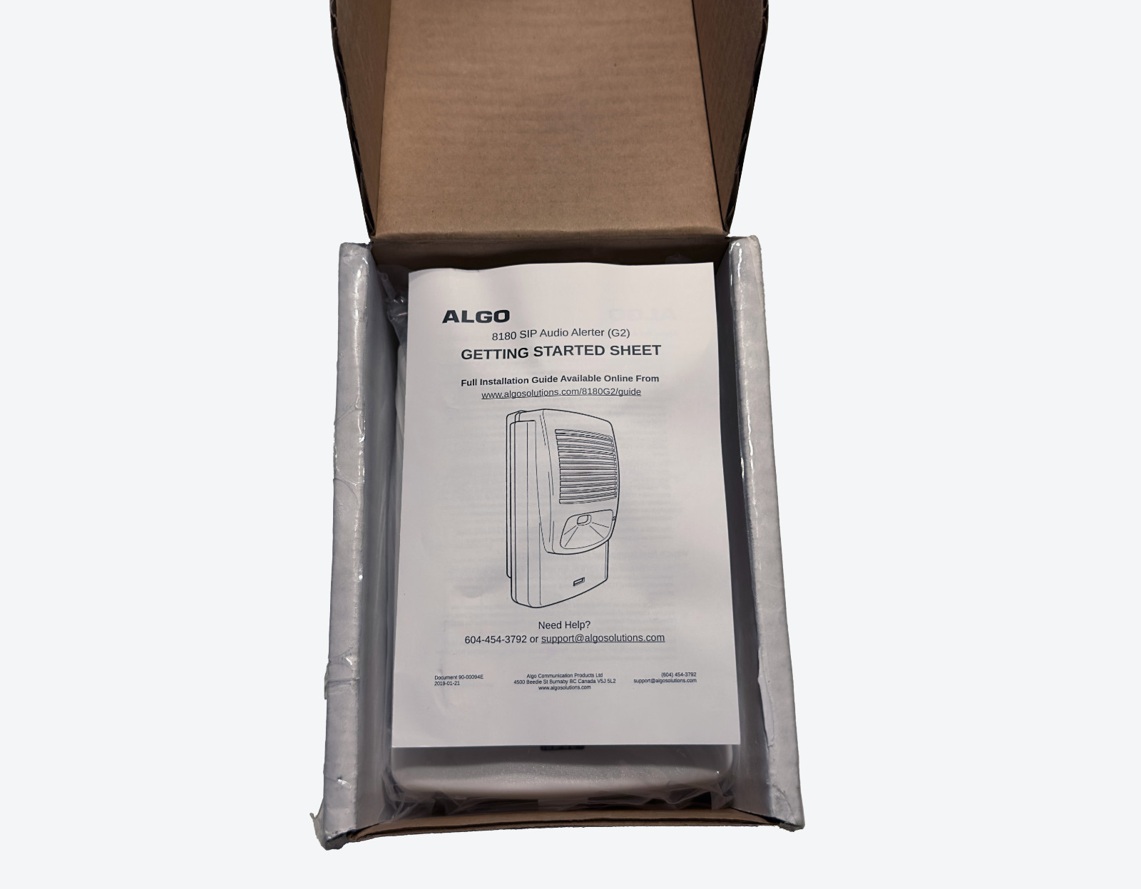 Algo 8180 SIP Audio Alerter (G2)
