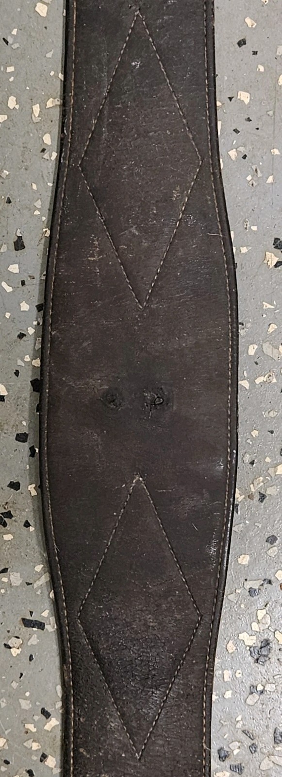Vintage Leather Saddle Cinch Strap/Girth 34" Long 4" Wide