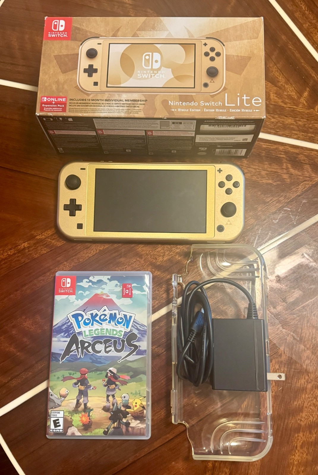 Nintendo Switch Lite – Zelda Hyrule Edition Bundle + Pokemon (128GB + Extras)