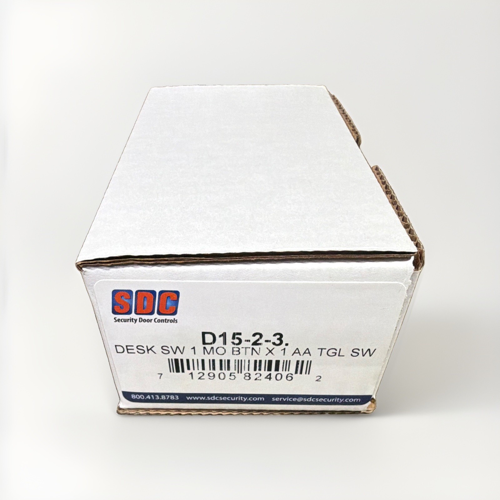 SDC D15-2-3 Desk Switch 1 Momentary Button & 1 AA Toggle Switch