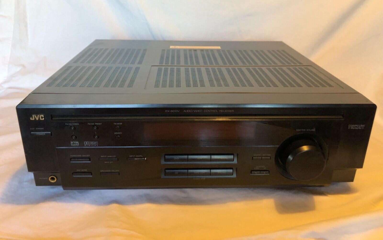 JVC RX-6010VBK Audio Video AVR 5.1 Receiver TESTED