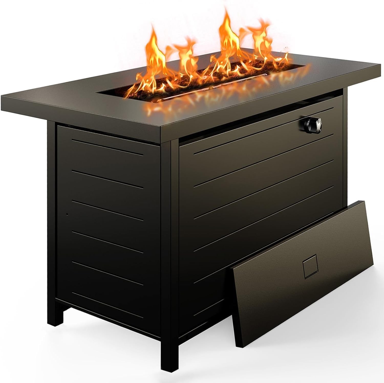 Ciays 42 Inch Gas Fire Pit Table, 60,000 BTU Propane Fire Pit for Patio | Ciays