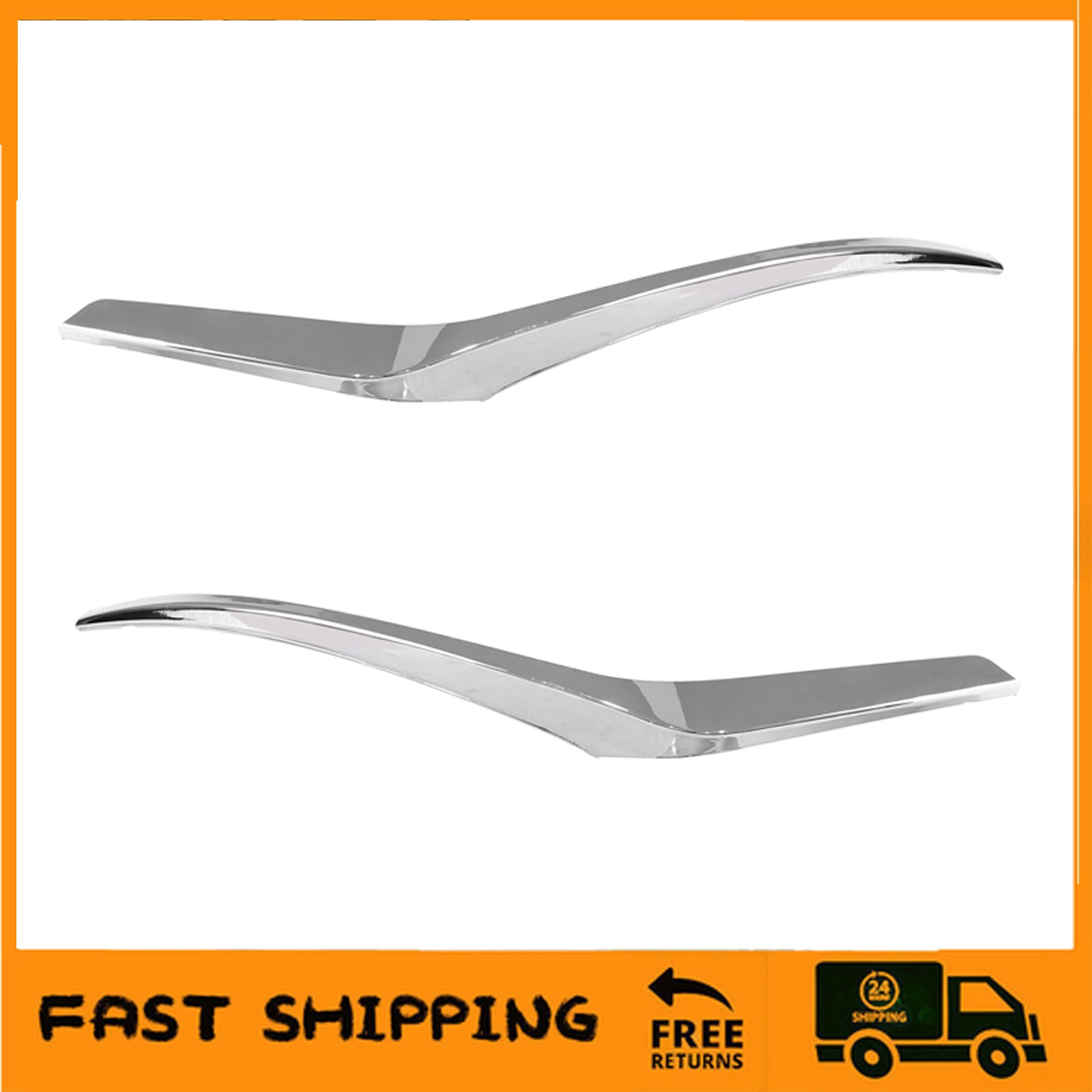 Front Grille Trim Molding for Nissan Altima 2023-24 Chrome 620759HF0A 620749HF0A