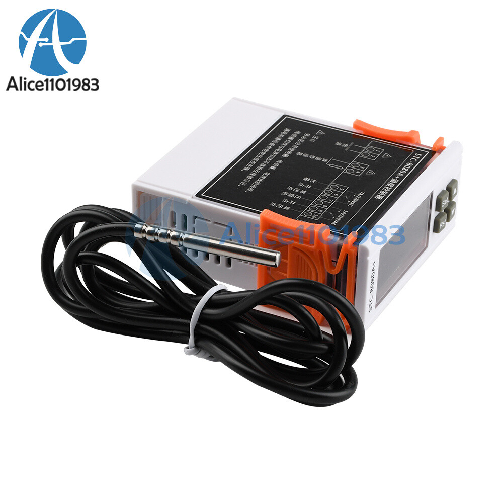 Digital STC-8080A+ Temperature Controller 12/24/220V Automatic Timing Thermostat