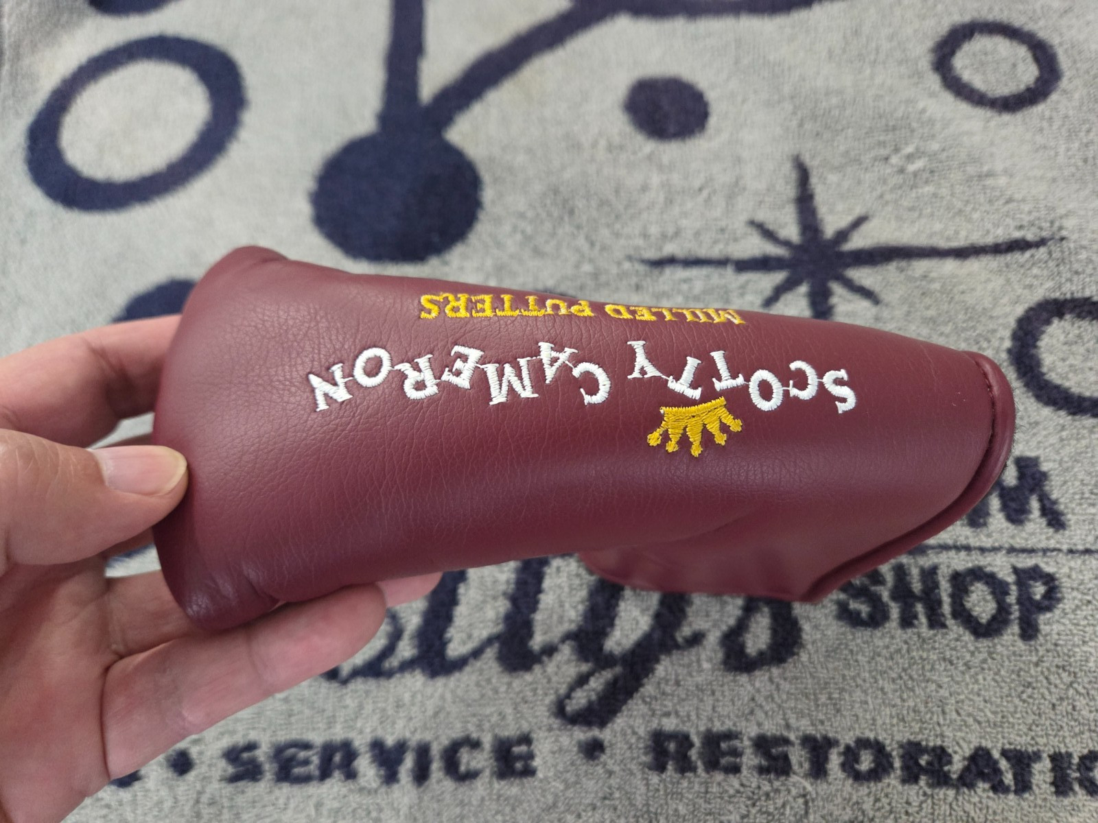 Scotty Cameron Milled Putters NOS Burgundy Putter head cover blade headcover⛳⛳⛳