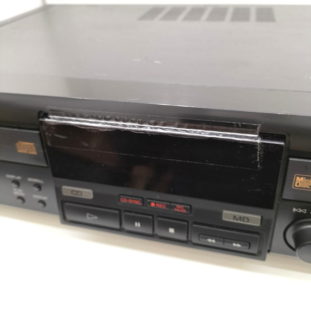 Sony CDMD Deck MXD-D1 Junk Used