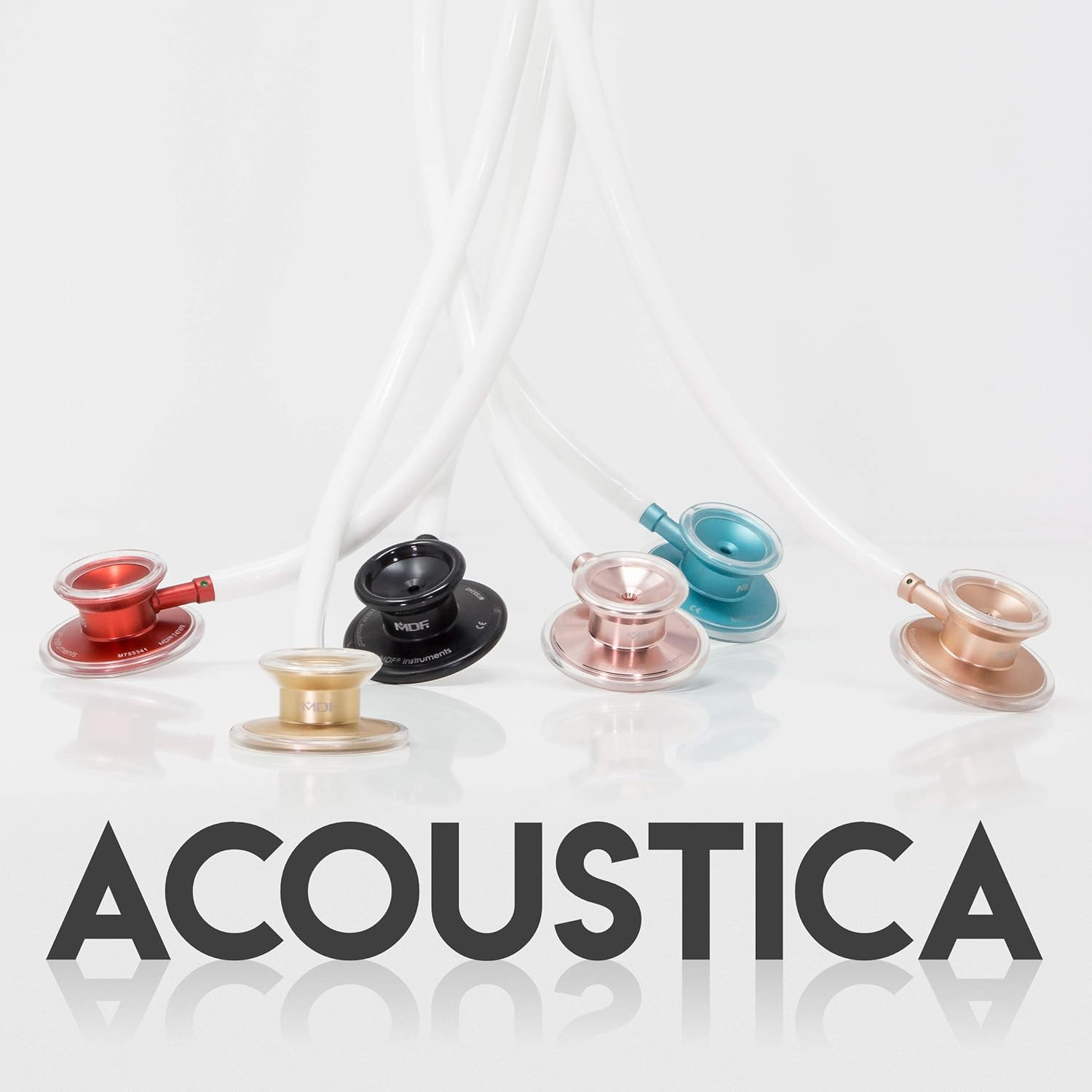MDF Instruments, Acoustica Lightweight Stethoscope for Doctors, Nurses, Students