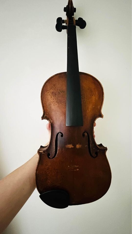 Old Violin Labeled Carl Vulzar