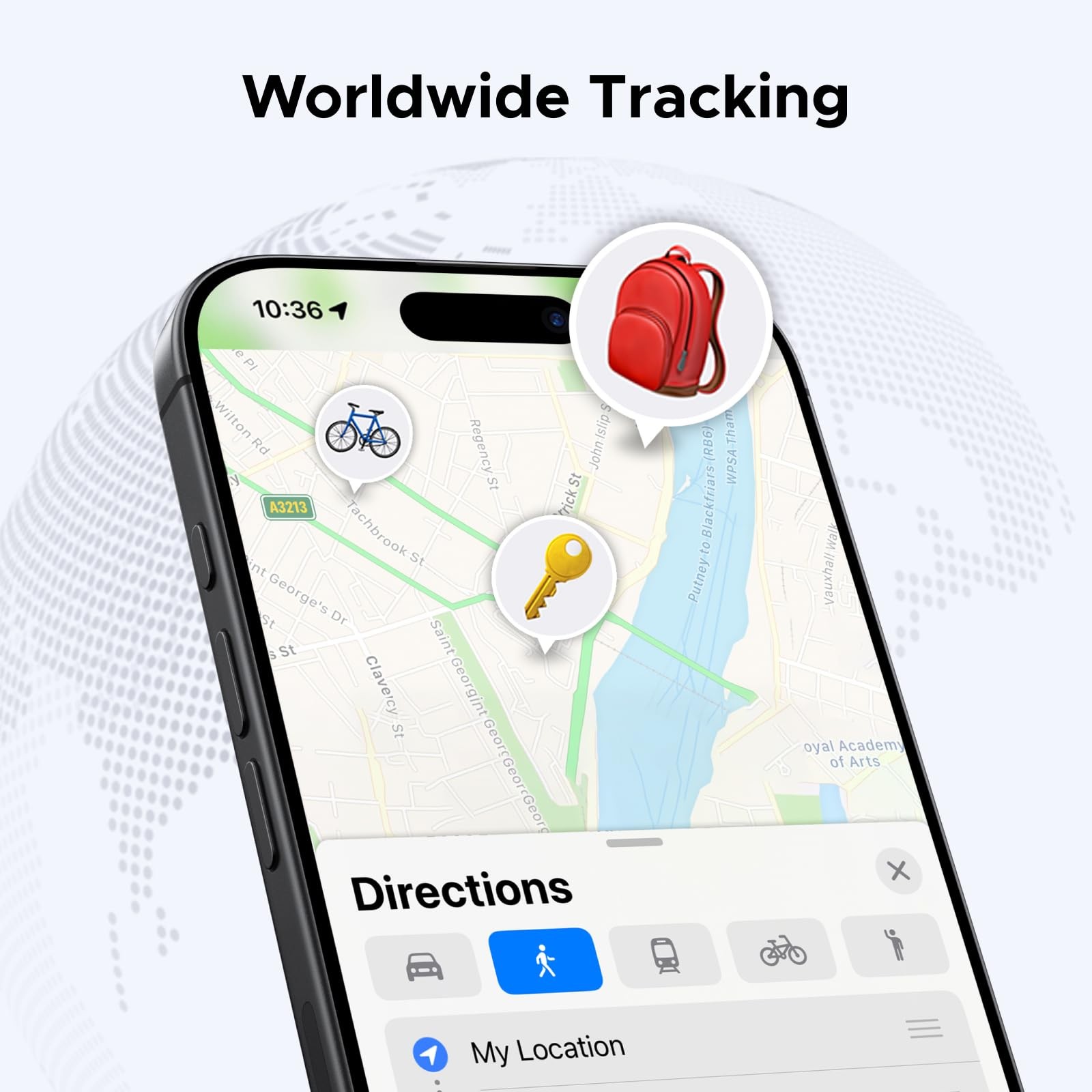 UGREEN FineTrack Air Tracker Tags (iOS Only) 2 Pack, 2-Year Replaceable...