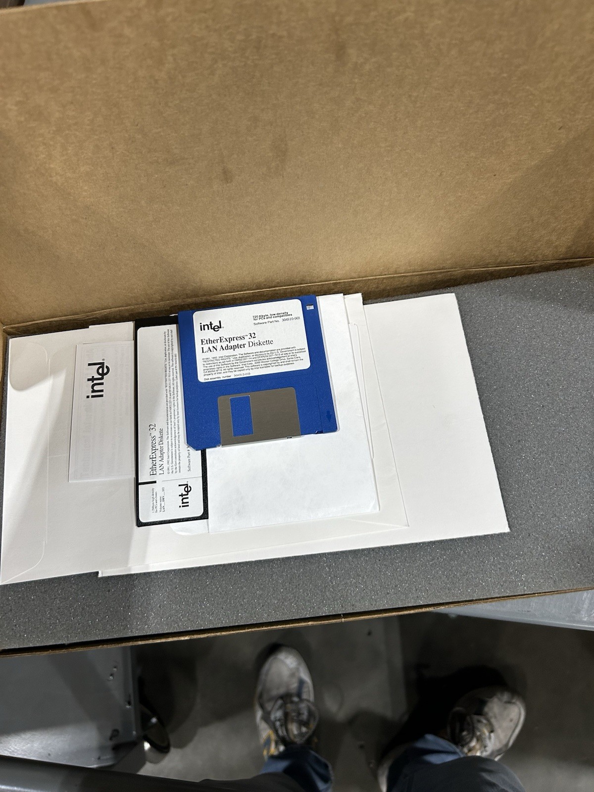 Vintage Intel EtherExpress32 Full Length EISA Ethernet Card - SEALED