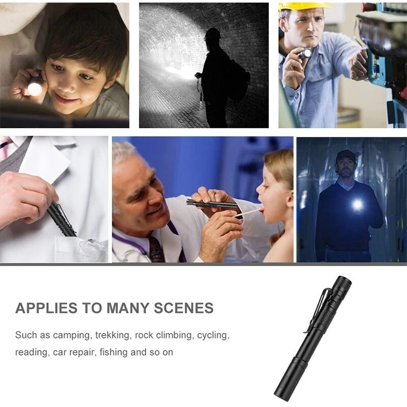 1PCS Flashlight Small LED Torch Light Mini Super Bright Penlight