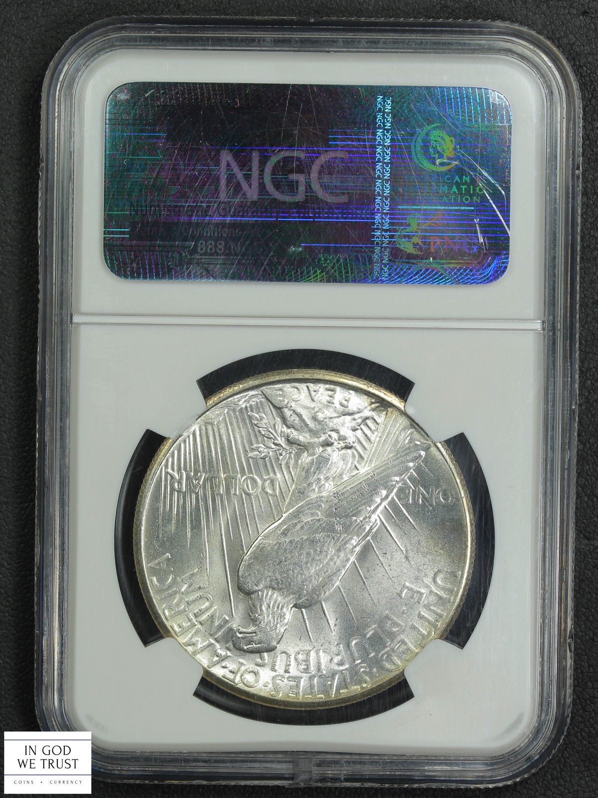 1927 Peace Silver Dollar $1 NGC MS 64 CAC