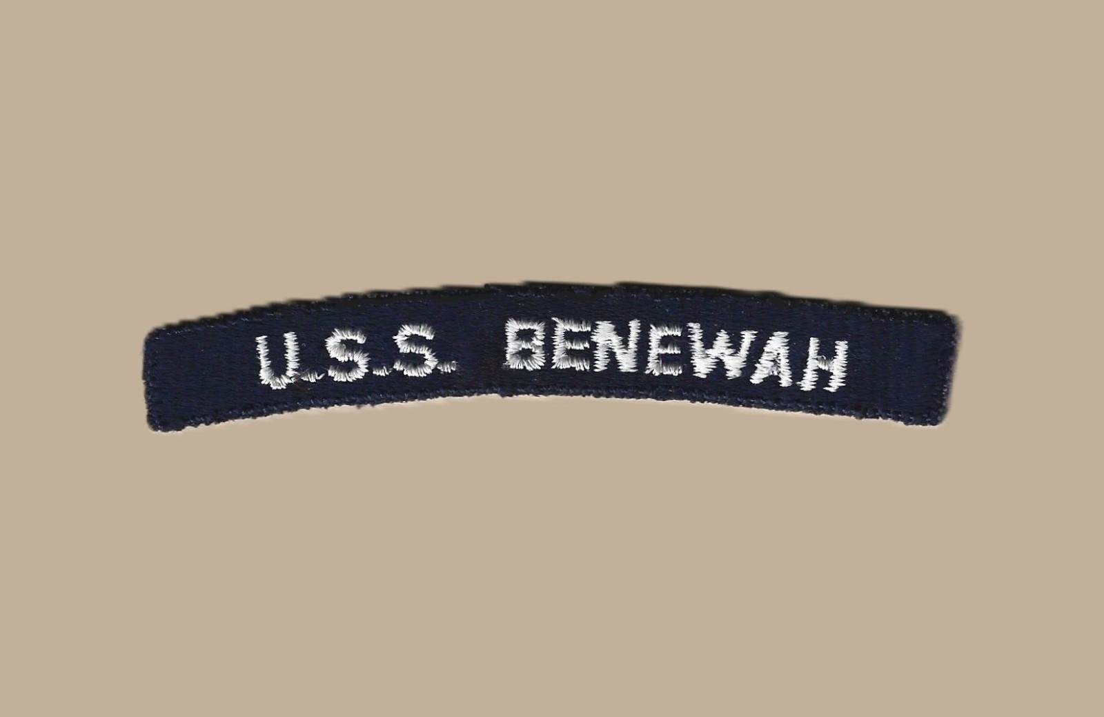 US Navy APB-35 USS Benewah Barracks Ship 1946-1971 UIM Rocker Tab (01)