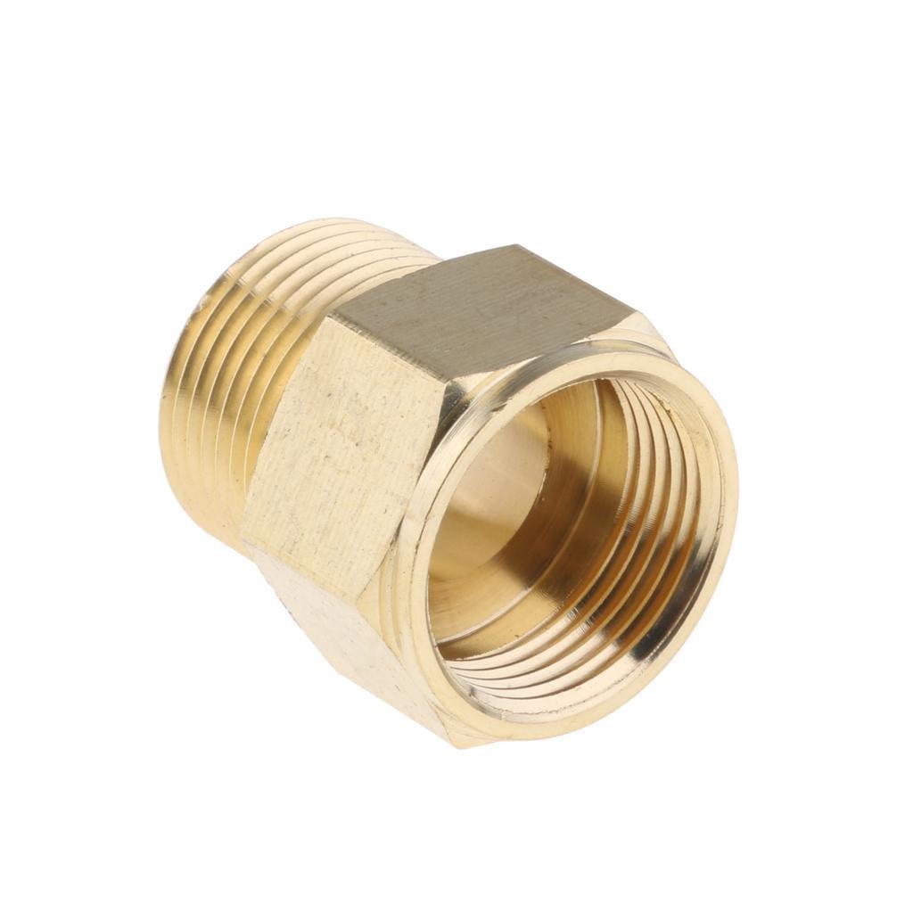 Brass Pressure Washer Jet Wash 22mm Female to M22 male
