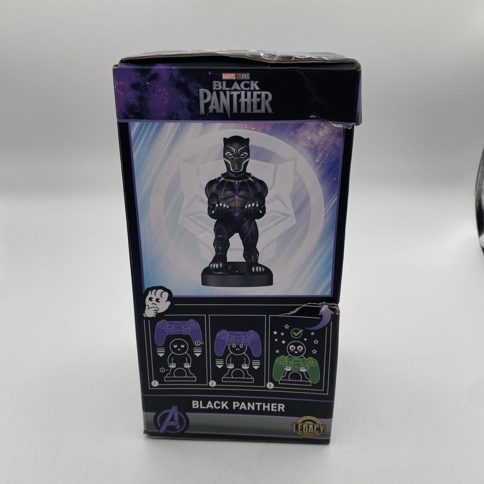 Marvel Comics Black Panther Gaming Controller Accessories Holder & Phone Holder