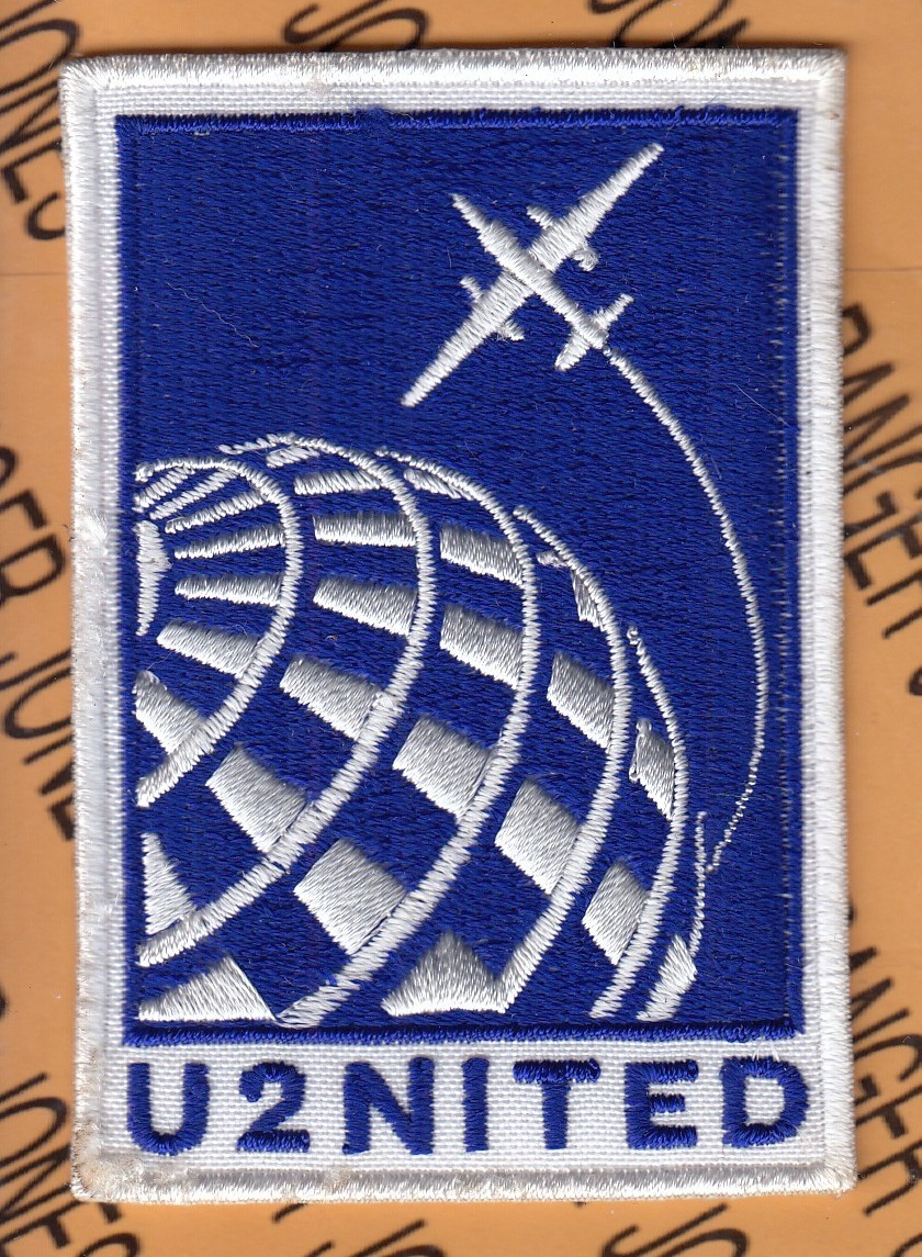 USAF Air Force U2NITED United Reconnaissance Sq U-2 ~3.5" patch c/e