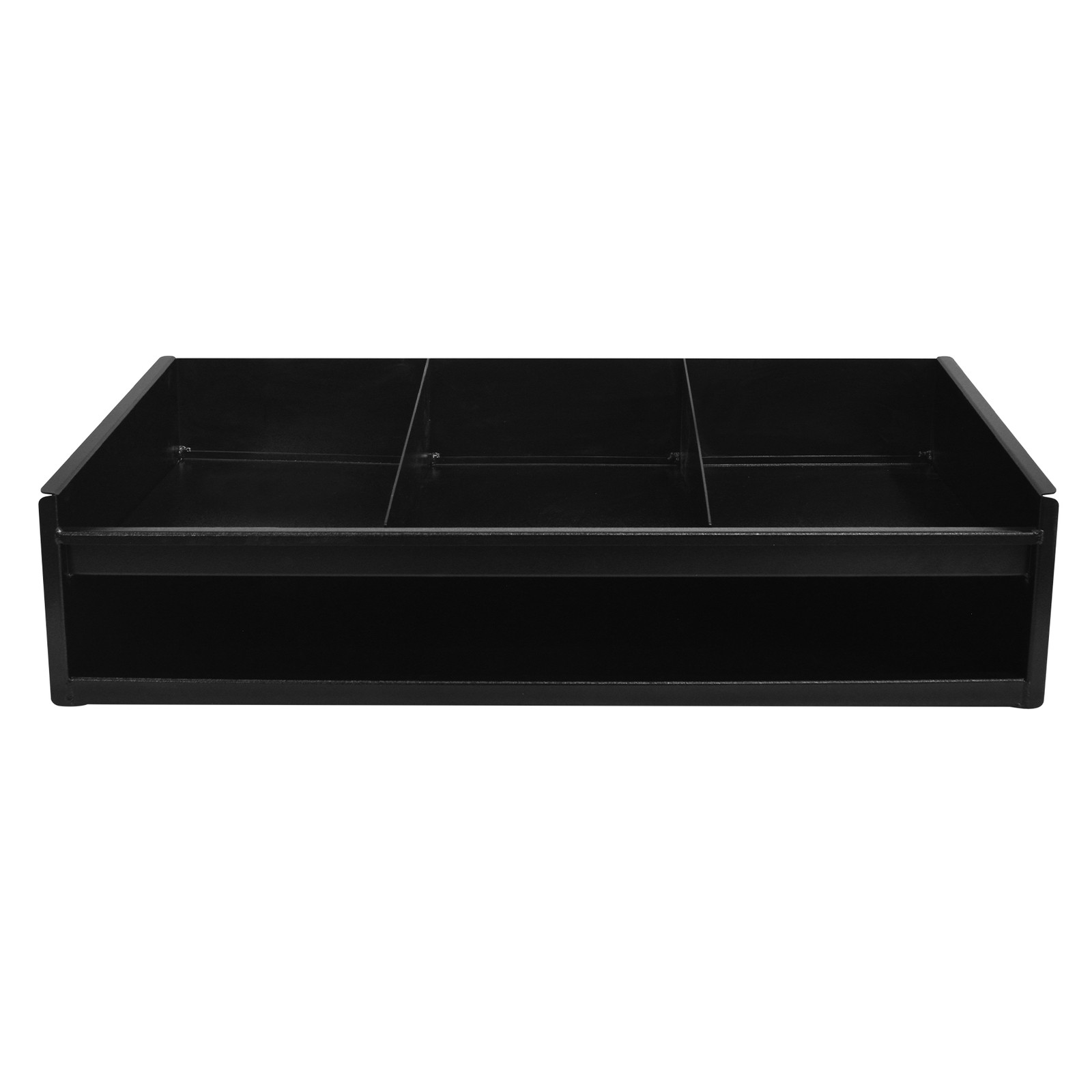 Aluminum Black Helmet Bay Mount Triple Shelf Gear Organizer for Shop Garage