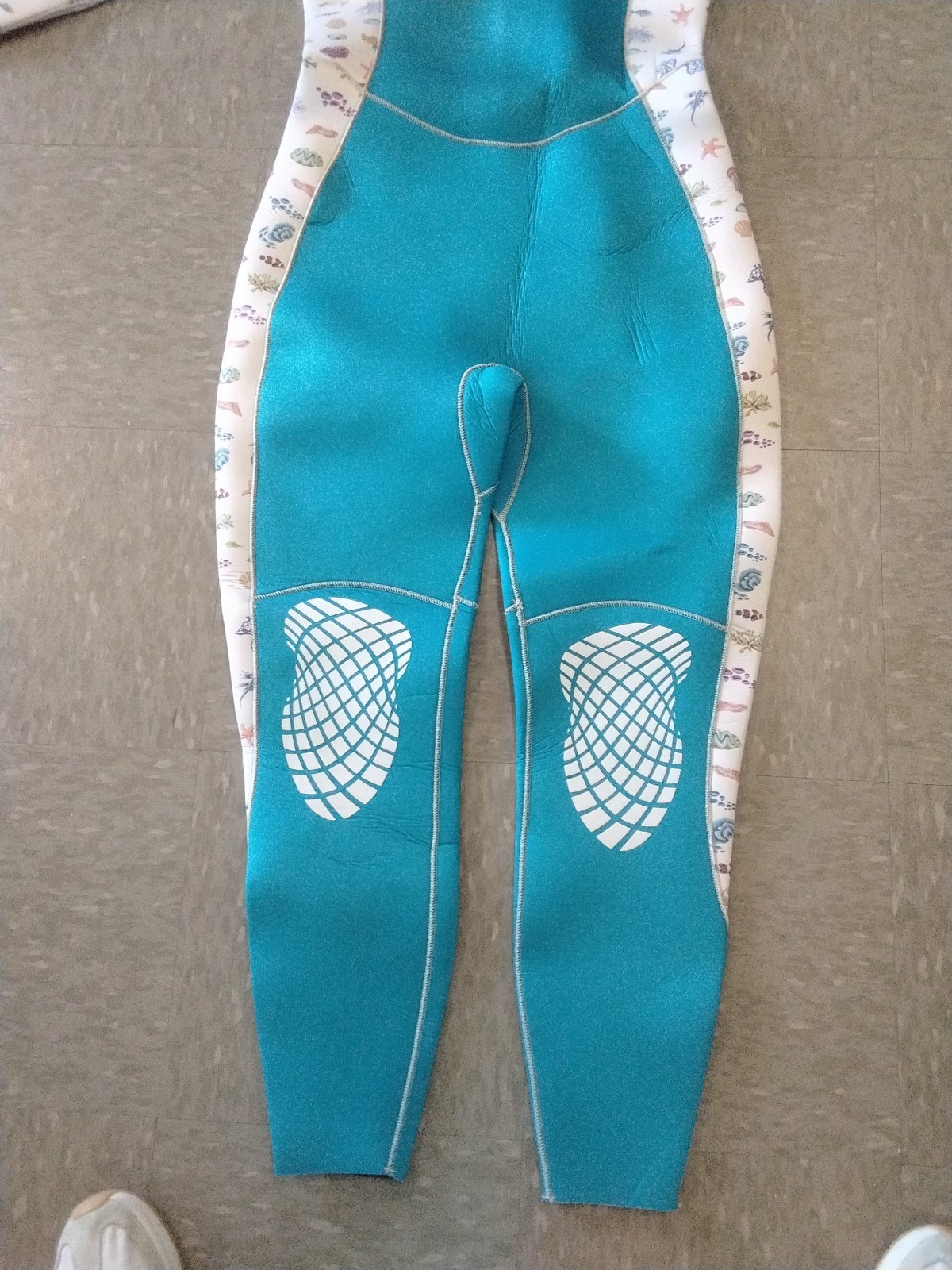 Divermon Teal Steamer 4mm Wetsuit