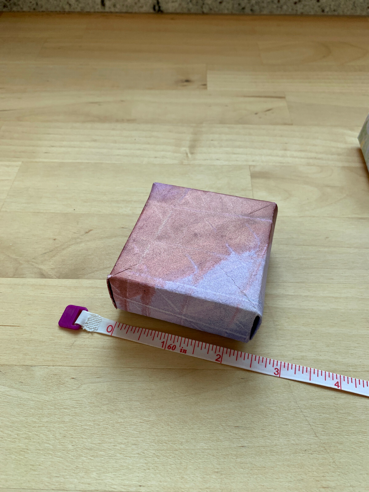 Handmade Paper Origami Boxes- Folded with Lids - 2.5" - 1.5"