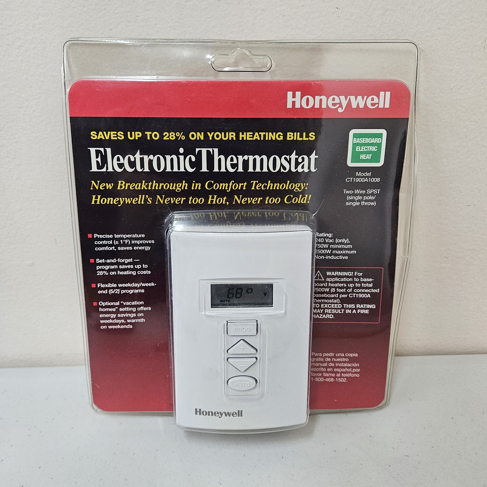 Brand New Honeywell CT1900A1008 Two-wire Single Pole/ Single Throw Electronic...