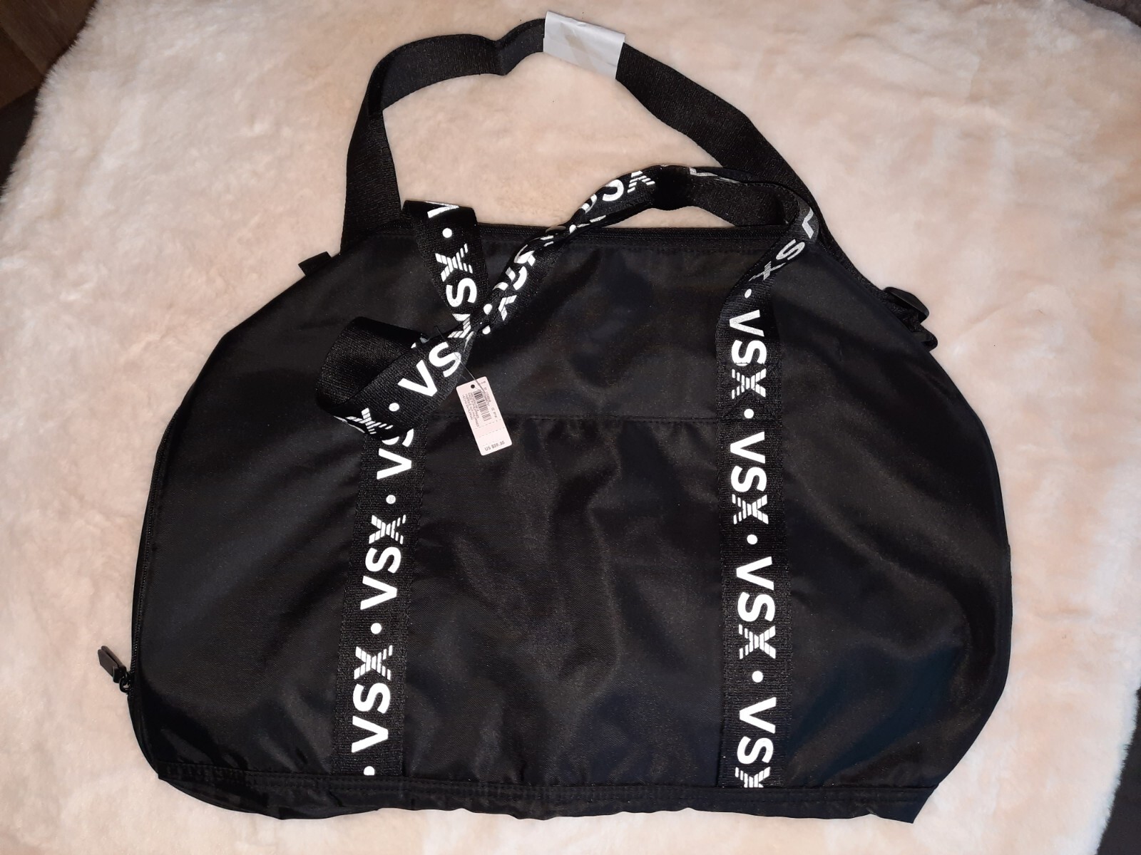 New Victoria’s Secret VSX BLACK Gym Bag LARGE 19 X 10 X 10