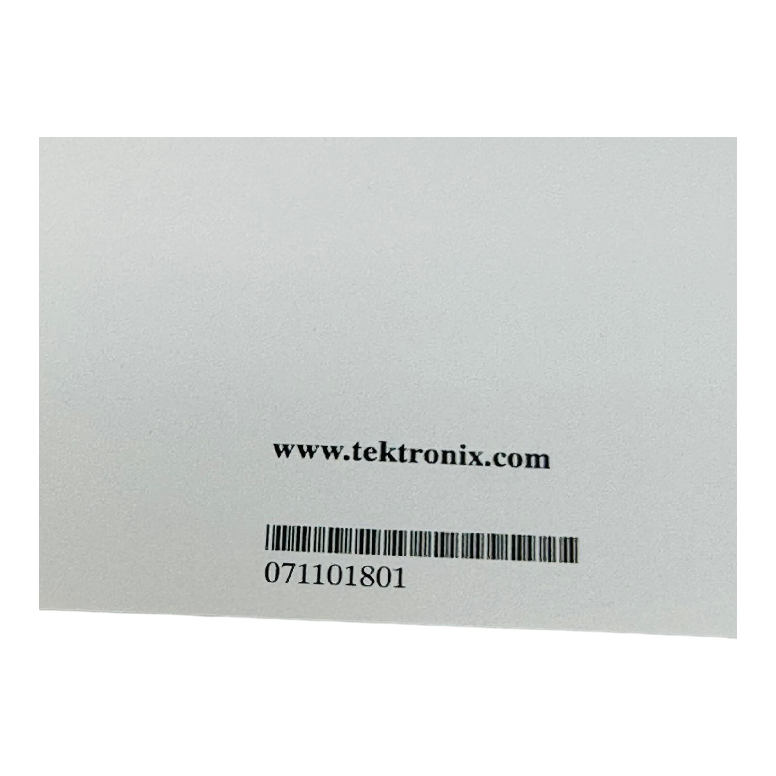 TEKTRONIX P5050 10X PASSIVE PROBE INSTRUCTIONS