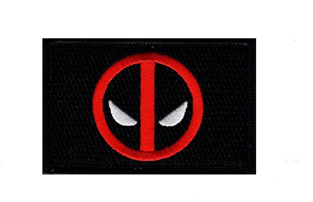 Deadpool Embroidered HOOK FASTENER Patch