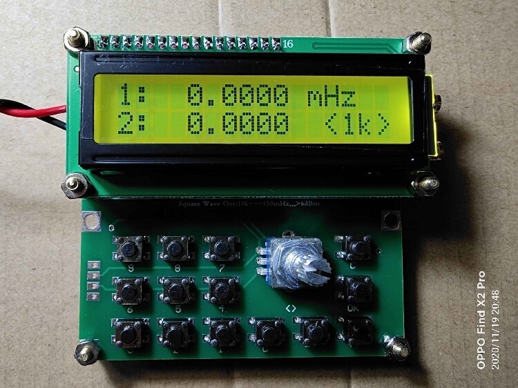 Signal Generator 2-CH Signal Source VFO-5351A V1.03 Square Wave Out 10K-150MHz