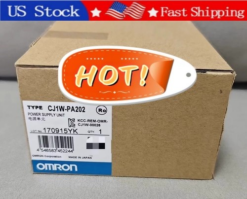 1PCS Brand New OMRON CJ1W-PA202 100-240V Power Supply Unit  Fast shipping