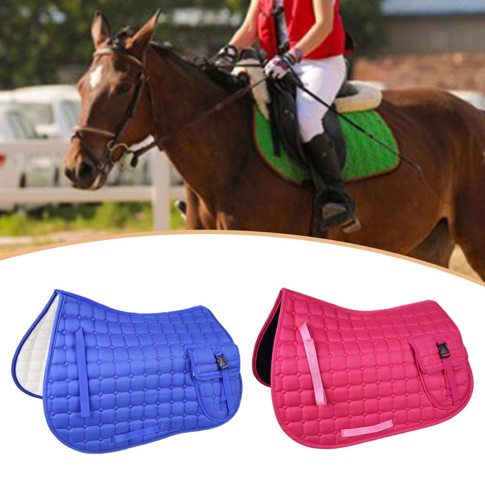 Horse Saddle Pad Comfort Shock Absorption Equestrian Equipment Accessory