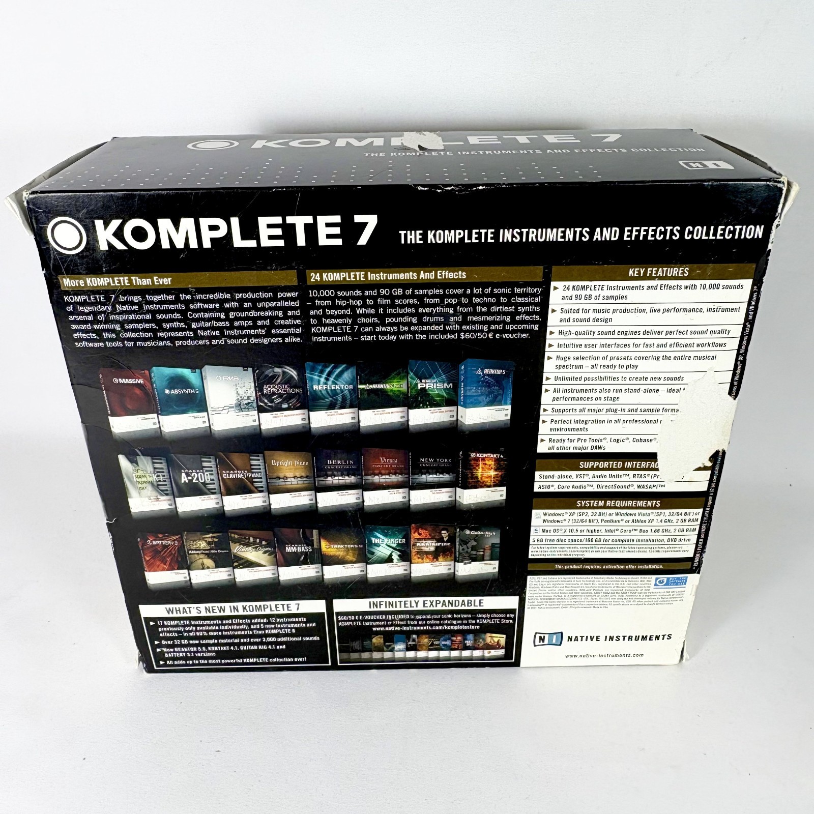 Native Instruments Komplete 7 (with Serial Number and all disks)