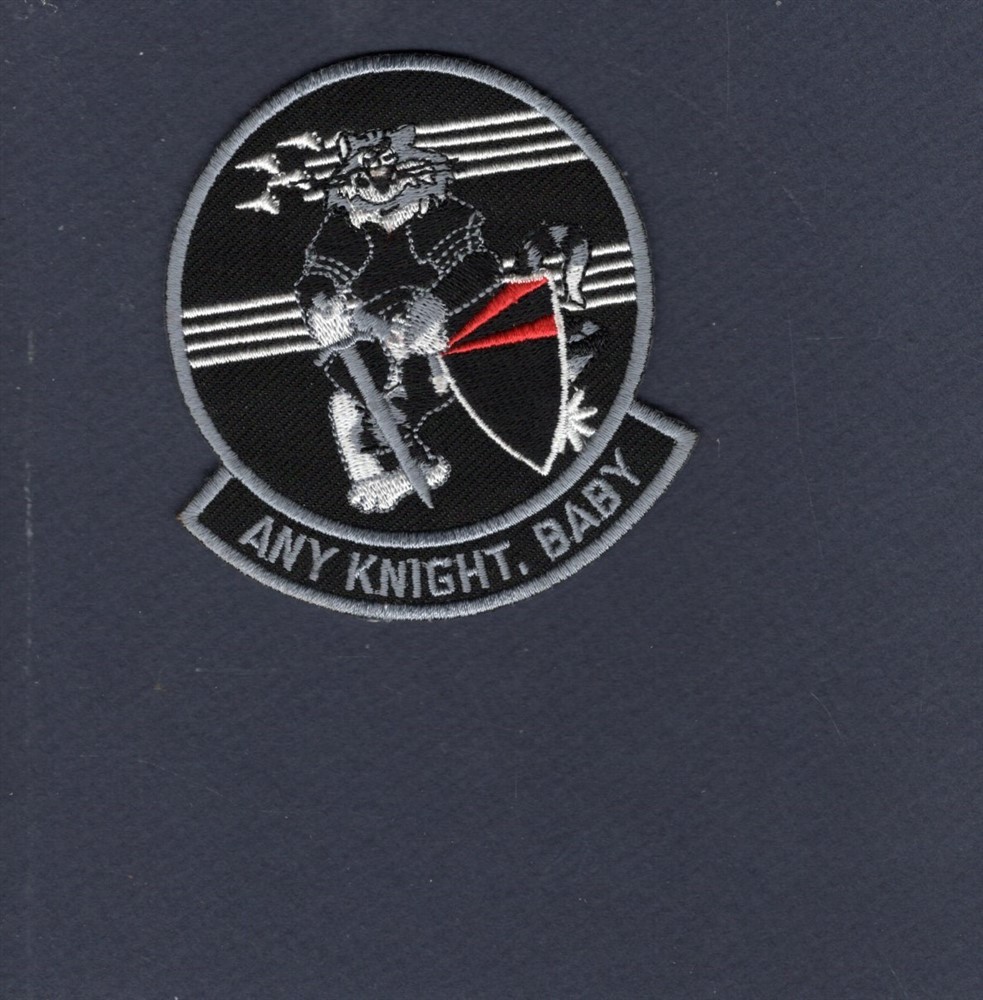 VF-154 BLACK KNIGHTS Any Knight Baby US NAVY F-14 TOMCAT Squadron Patch