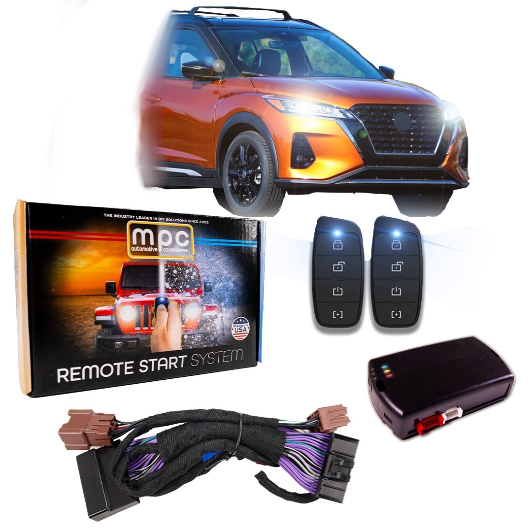 Remote Start Kit For 2018-2024 Kicks | Plug and Play | With 2-Way Remotes