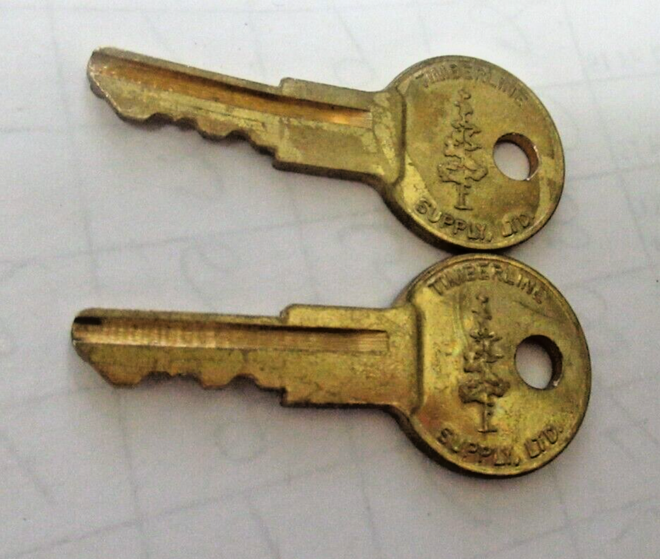 2- Timberline 109TT File Cabinet Key