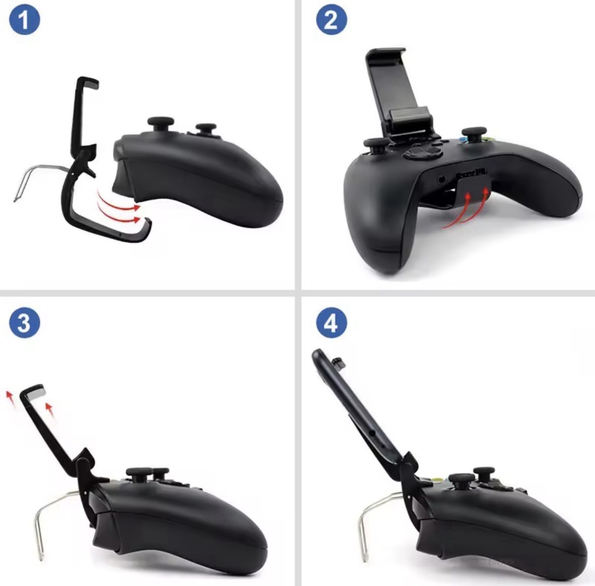 Mobile Phone Clip Stand for Xbox Series S/X Controller Mount Holder Handle