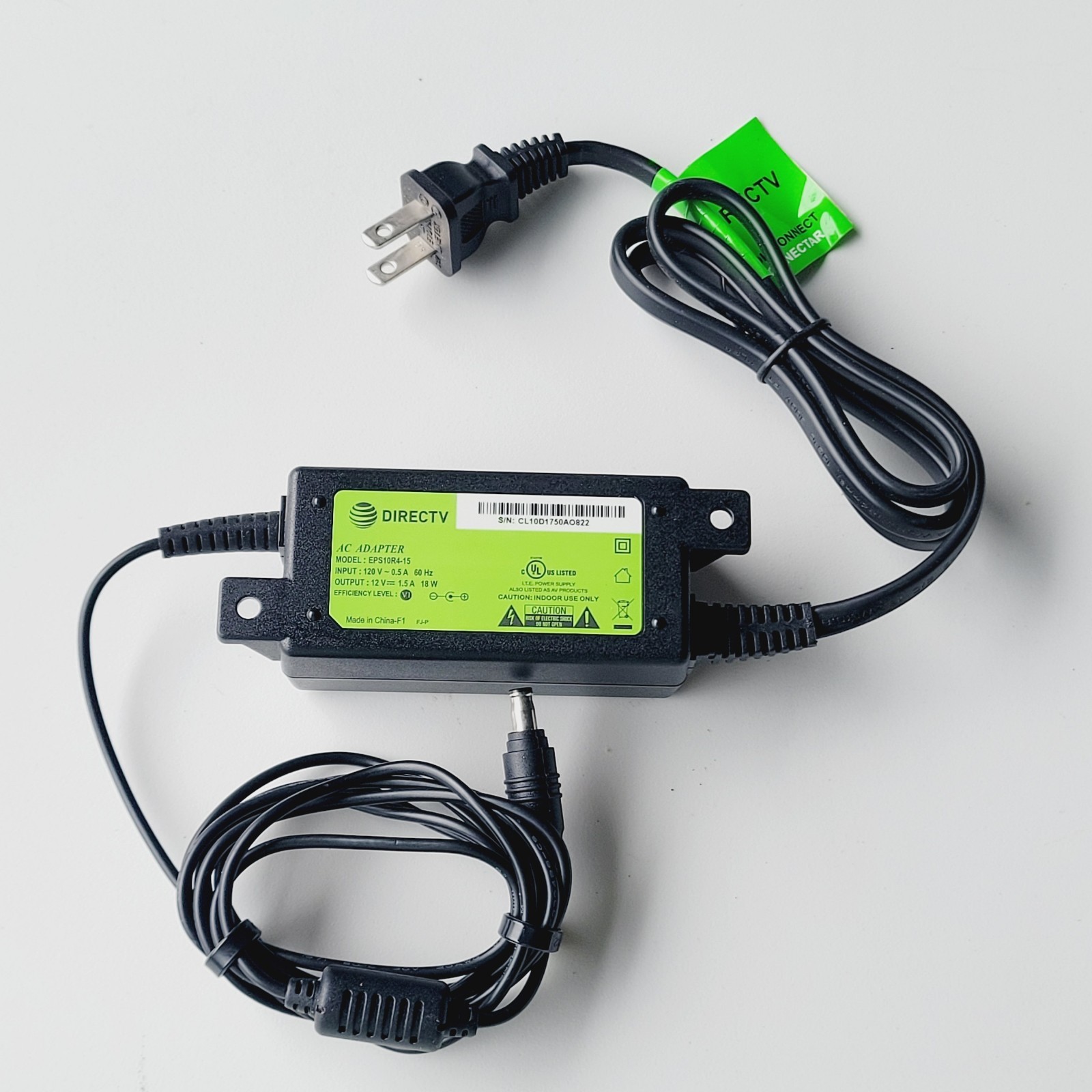 Direct TV AC Adapter/ Power Supply Model: EPS10R4-15