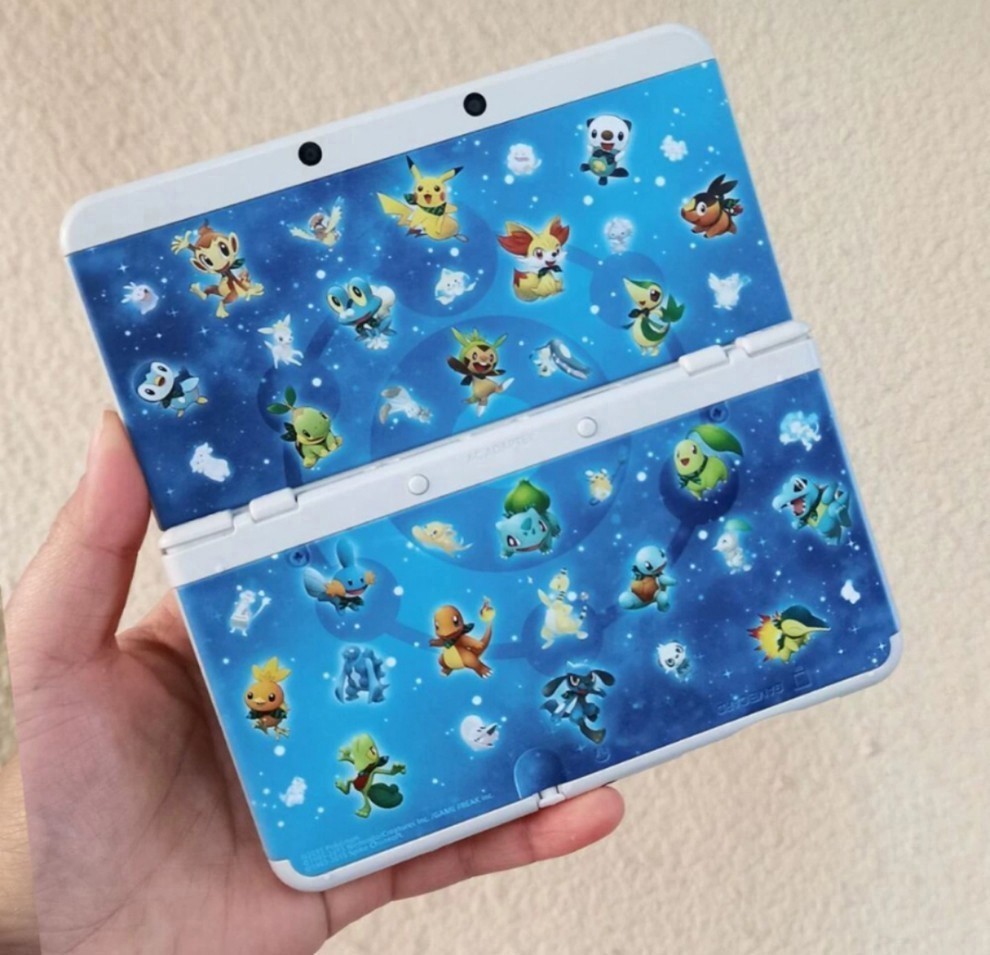 Hot Nintendo New 3DS Kisekae shell Plates 063 Pokemon Super Mystery Dungeon blue