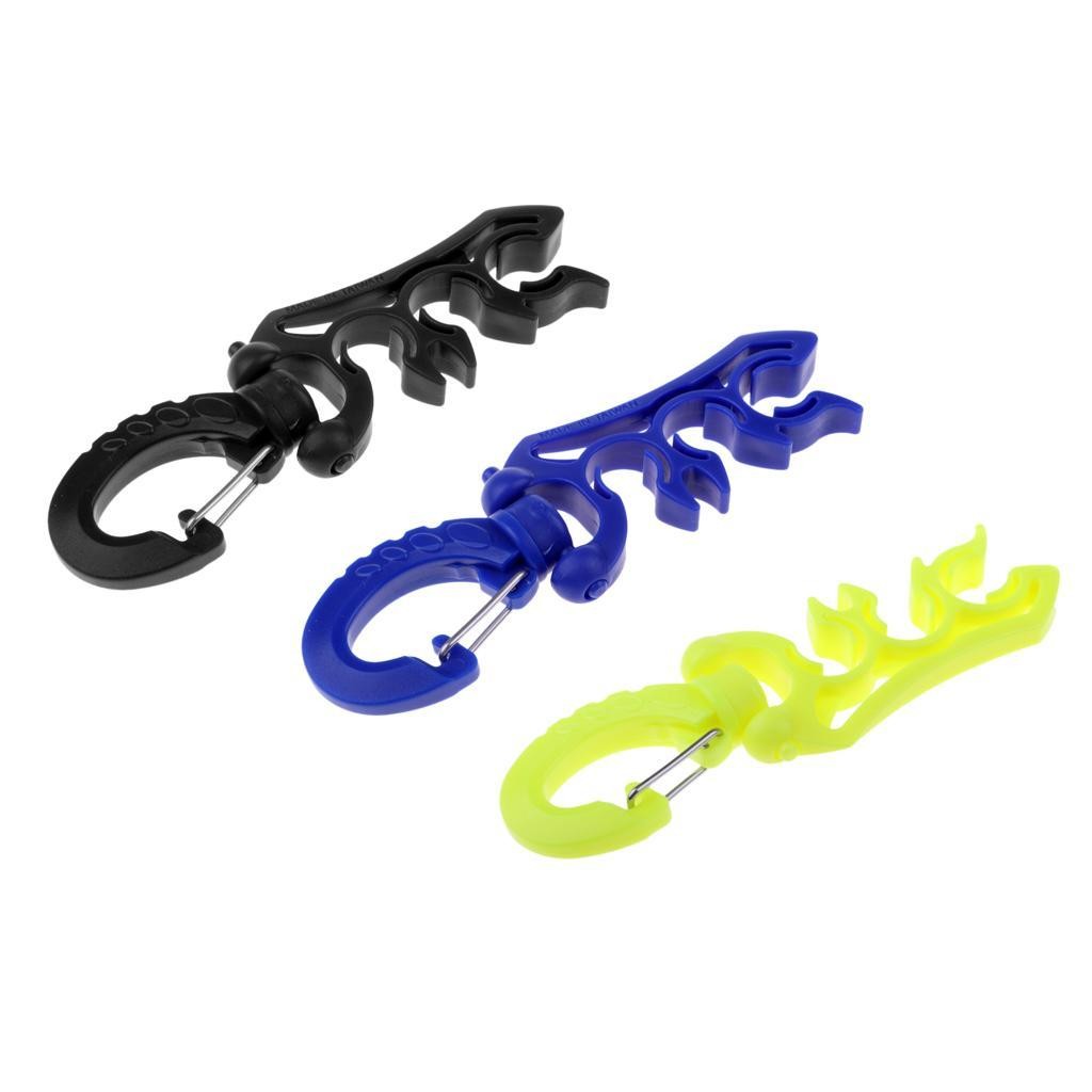 Scuba Diving Hose Regulator Holder Retainer, Folds Rotates